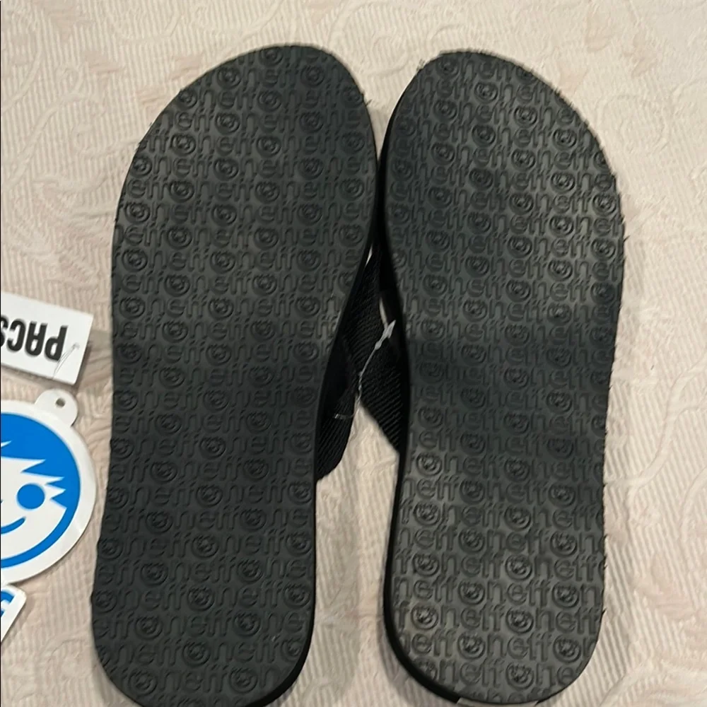 3/$30 SALE!! Neff Black Flip Flops